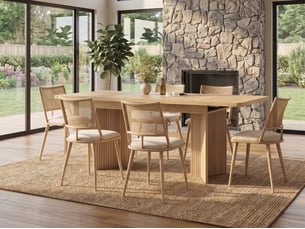 Ensemble table rectangulaire 6 chaise(s) BGSRYAO