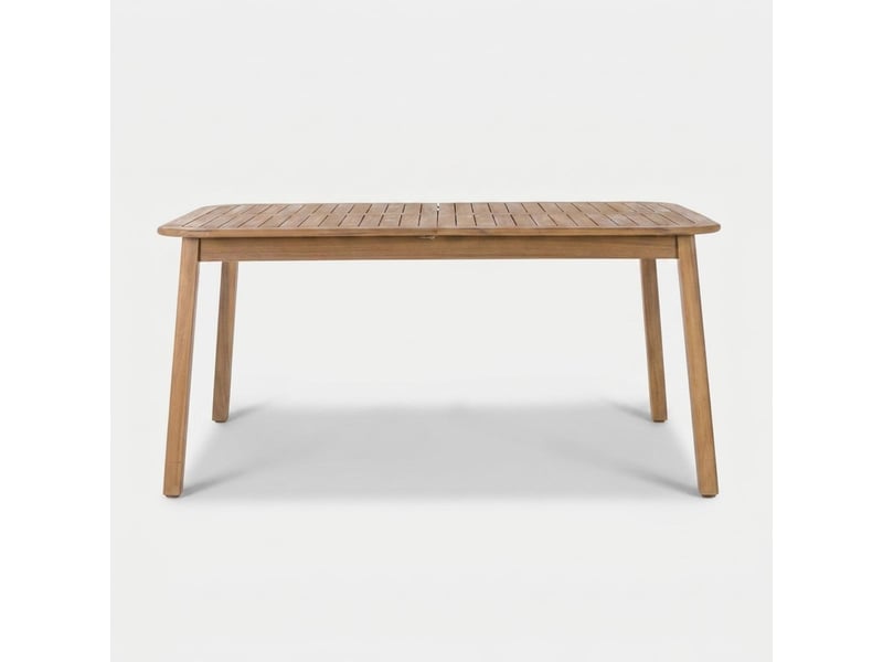 Table extensible en bois d'acacia 160-210x100 danubio - Conforama E