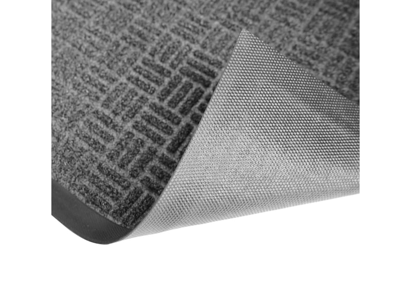  Tapis d'entrée grattoir jason 45x75cm noir  - Conforama C