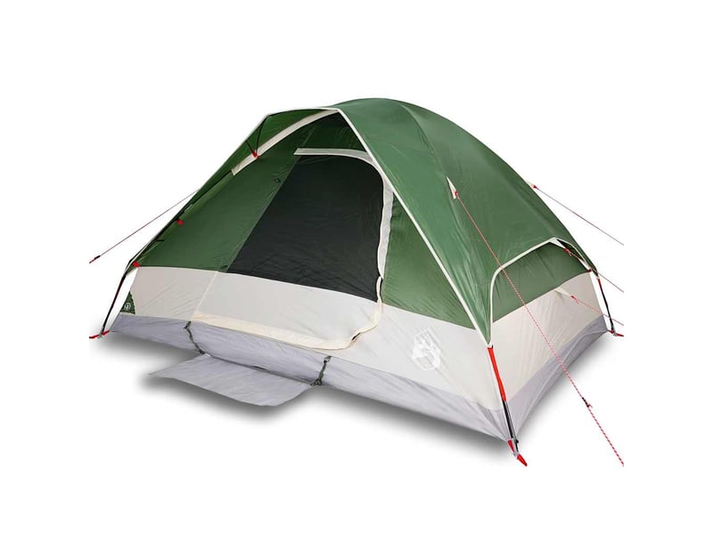 Tente de camping, tente familiale à dôme 6 personnes vert imperméable shl51980 - Conforama A