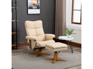 Fauteuil relax manuel MEULVA Polyester beige