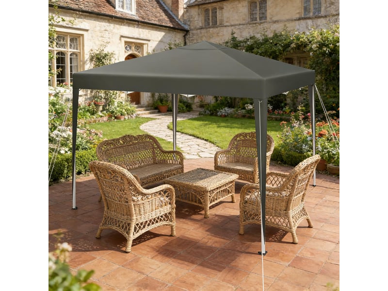  Pavillon pop-up moderne portable avec sac de transport, pour fêtes et extérieur  - Conforama D