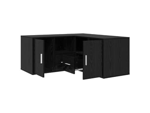 Meuble d'angle noir