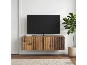 Meuble tv coloris marron 98 cm <strong></strong>  <strong></strong>