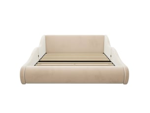 Lit mezzanine 140x200 cm    coloris beige