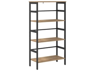 Étagère 3 niveaux, étagère de rangement 60 x 29,5 x 115 cm bois d'ingénierie shl3683