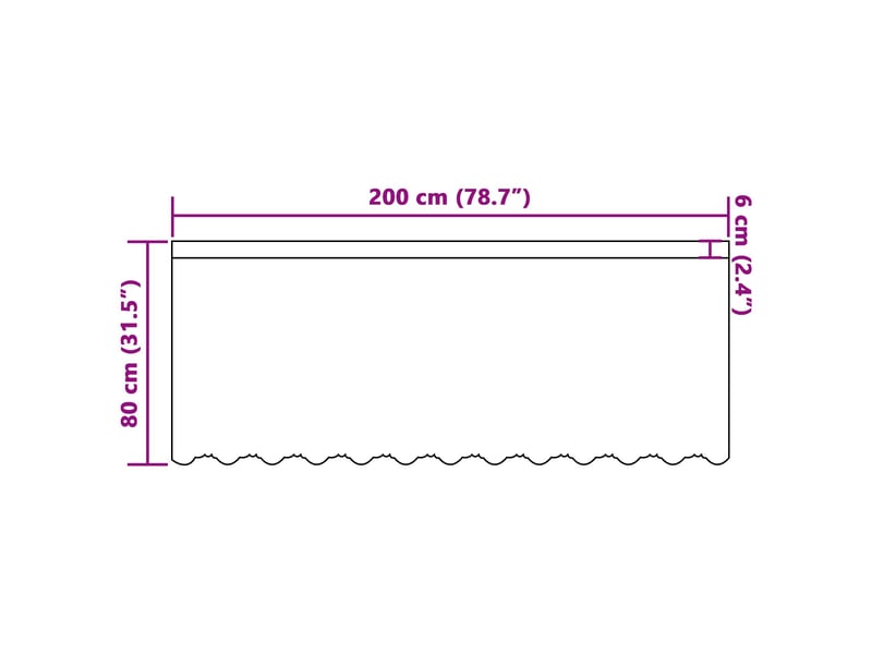 Rideau en dentelle, rideau ajouré, voilage blanc 80 x 200 cm polyester cf43820 - Conforama E