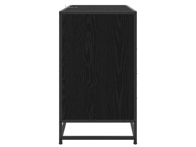  Armoire à tiroirs, commode 3-tiroir chêne noir 70x41x70 cm  - Conforama D