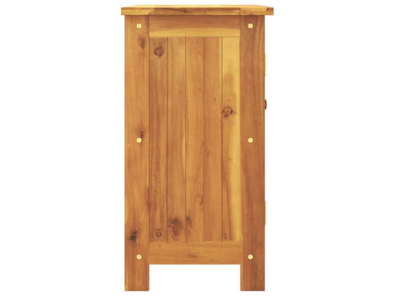  Meuble de rangement, armoire de jardin 75x35x70 cm bois massif d'acacia  - Conforama E