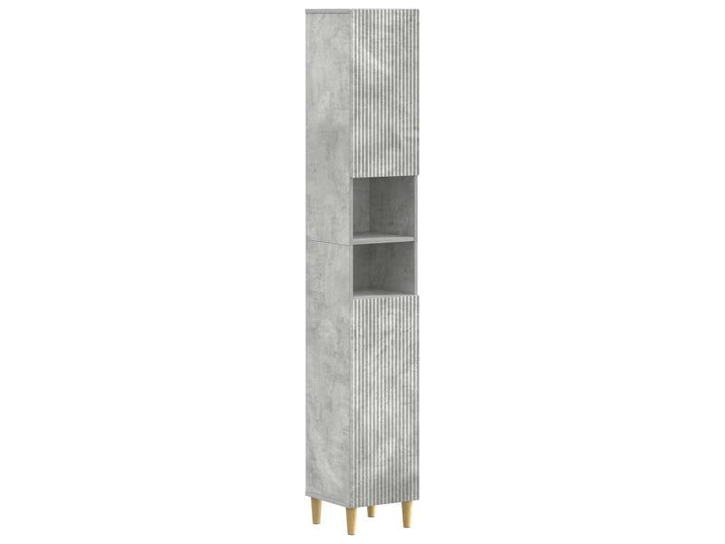  Ensemble de 2 meubles de salle de bain arnhem gris béton cf63071  - Conforama D
