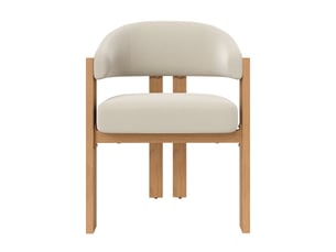 Lot de 2 chaises de salle à manger 49x47x78cm, beige et naturel, garnissage épais, meuble de cuisine, effet bois, métal