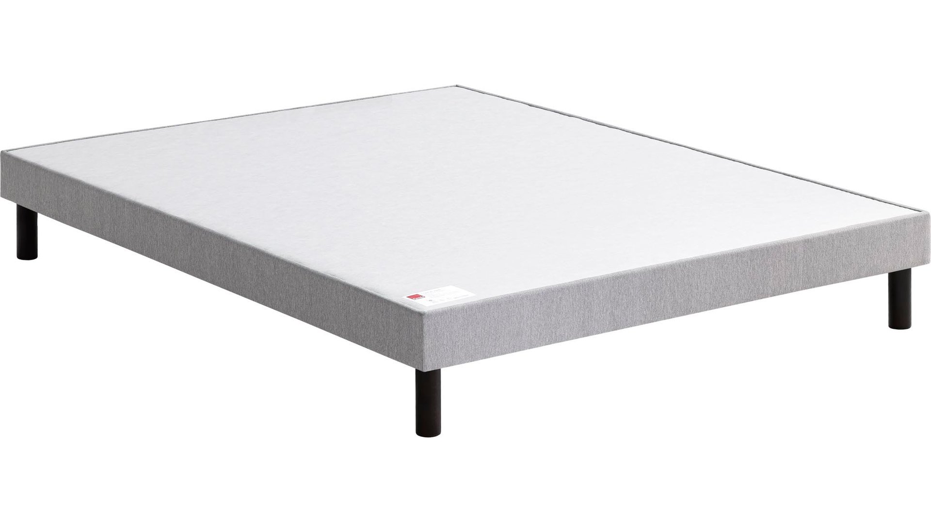 SOMMIER TAPISSIER 140X190 CM EPEDA ALLURE FERME DECO gris Conforama