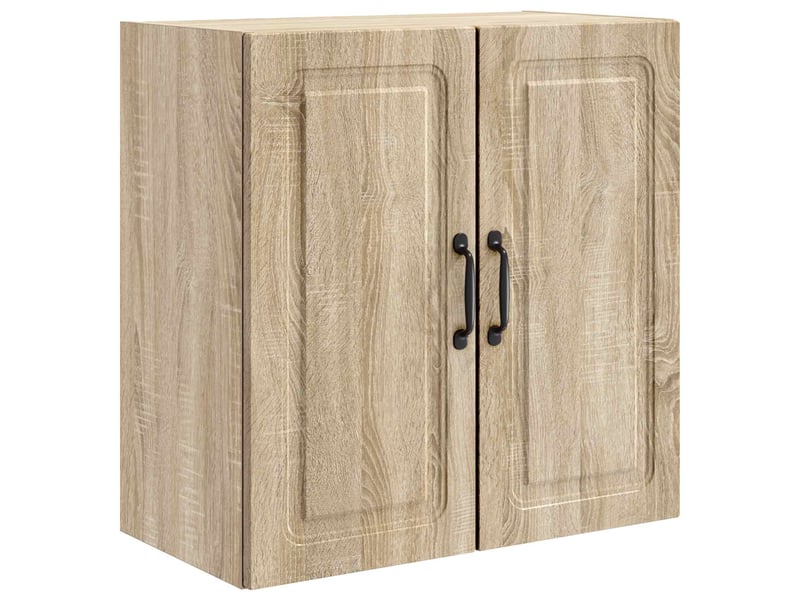  Armoire murale salon 59x31x60cm bois d'ingénierie chêne sonoma shl2431  - Conforama A