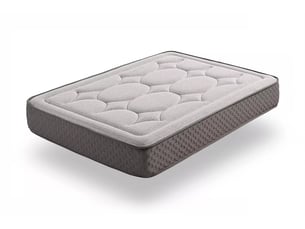 Matelas 80x180 cm MOONIA   Mousse + mémoire de forme soutien Medium épaisseur 28 cm
