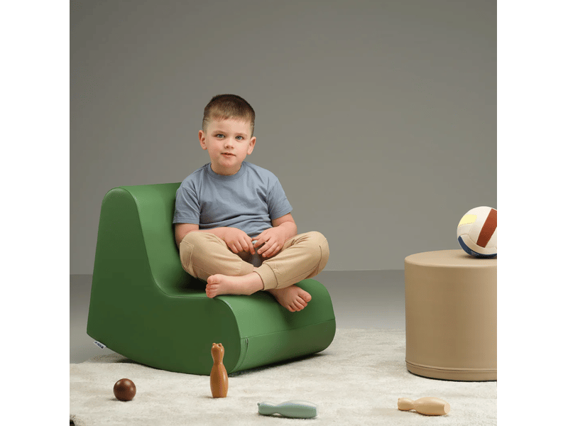 Chaise à bascule couleur vert FT_ROCK_S_23B - Conforama C