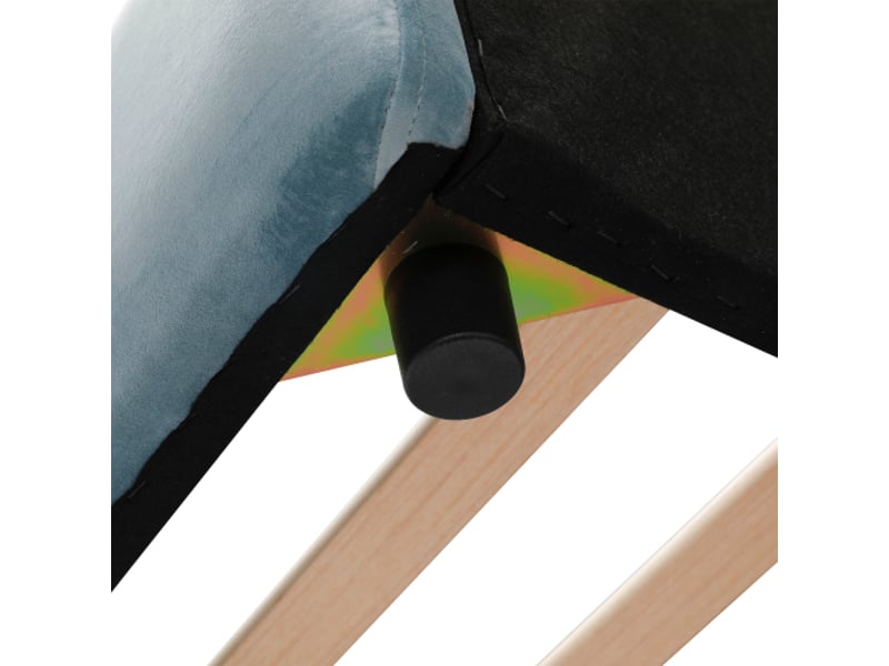 Lit enfant 140x200 multicolore - rebords latéraux surélevés, tête rembourrée, protection chutes, lit de sol douillet - Conforama E