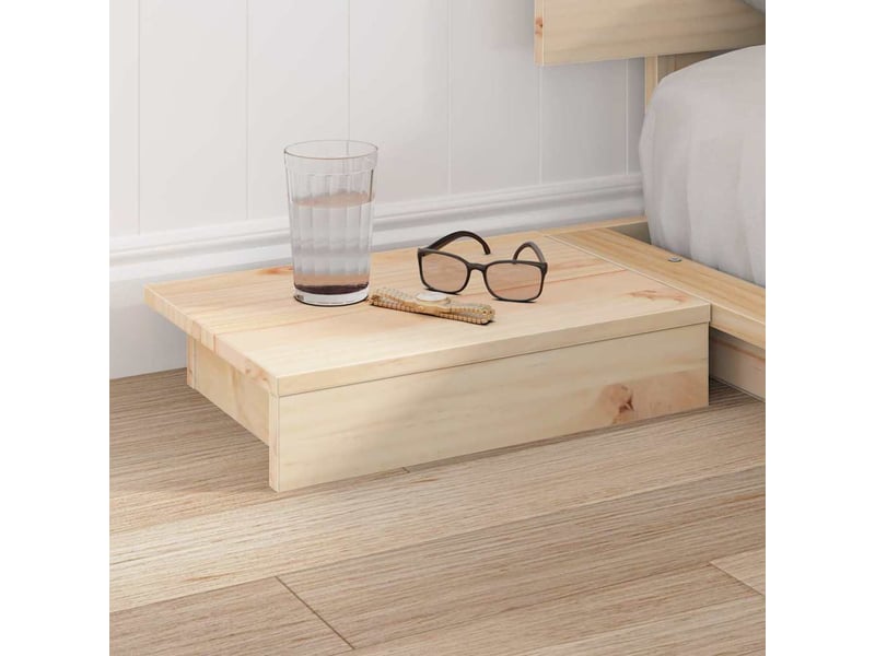 Lit double- lit adulte - cadre de lit marron 120 x 190 cm bois - Conforama B