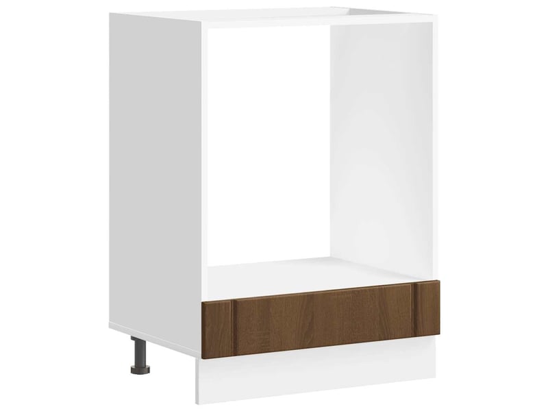  Armoire de cuisine, armoire de four lucca chêne marron bois d'ingénierie  - Conforama A