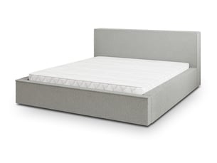 Lit coffre 160x200 cm <strong>MASSENO</strong> <strong></strong> coloris gris