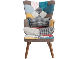 Pouf / repose pied <strong></strong> <strong></strong> multicolore