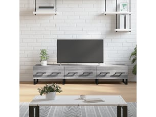 Meuble tv coloris gris 150 cm <strong></strong>  <strong></strong>