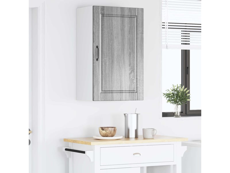  Meuble mural de cuisine, armoire de cuisine gris sonoma 50x31x80cm  - Conforama D