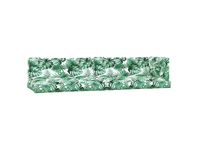  Lot de 5 coussins de palette, coussins de canapé motif de feuilles tissu cf59475  - Conforama A