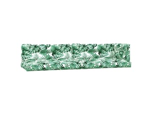 Lot de 5 coussins de palette, coussins de canapé motif de feuilles tissu cf59475