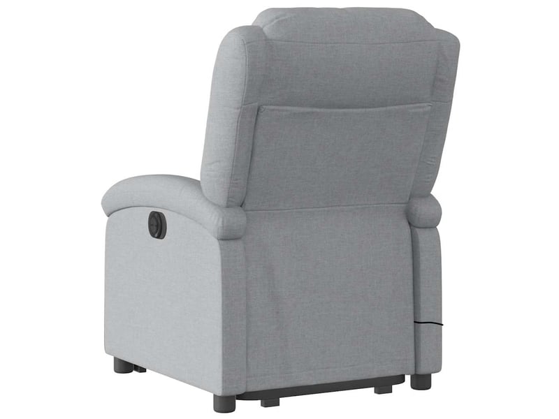  Fauteuil de massage inclinable, fauteuil relax gris clair tissu shl56916  - Conforama E