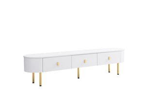 Meuble tv coloris blanc  SOGEU  