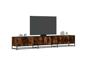 Meuble tv coloris marron 240 cm <strong></strong>  <strong></strong>