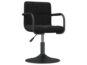 Tabouret de bar, chaise de bar noir velours shl89514