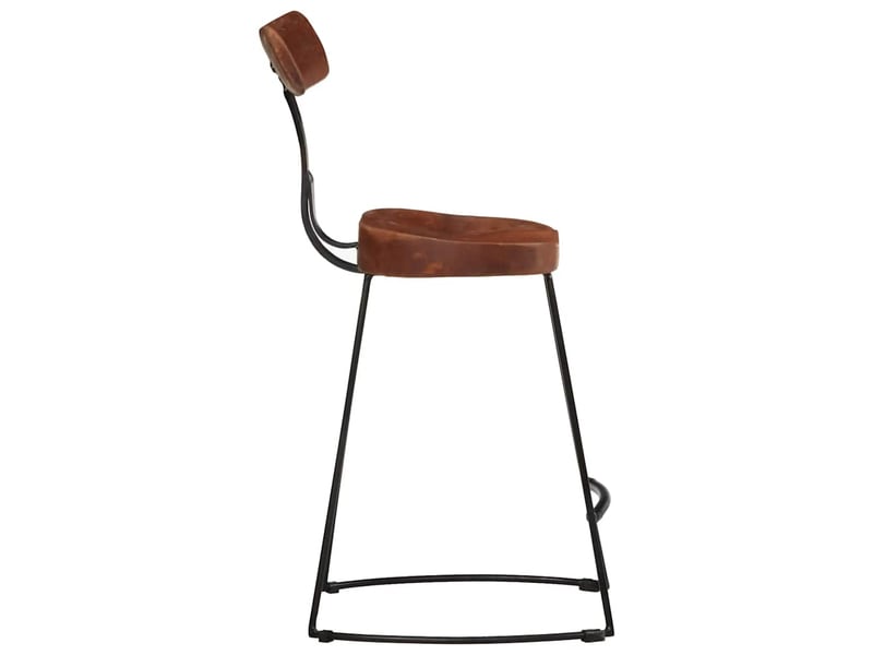  Lot de 2 tabouret de bar, chaise de bar 49x43x79 cm bois de manguier massif  - Conforama C