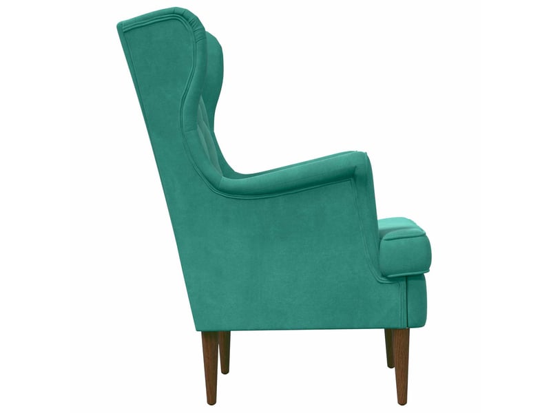  Vidaxl fauteuil turquoise velours  - Conforama E