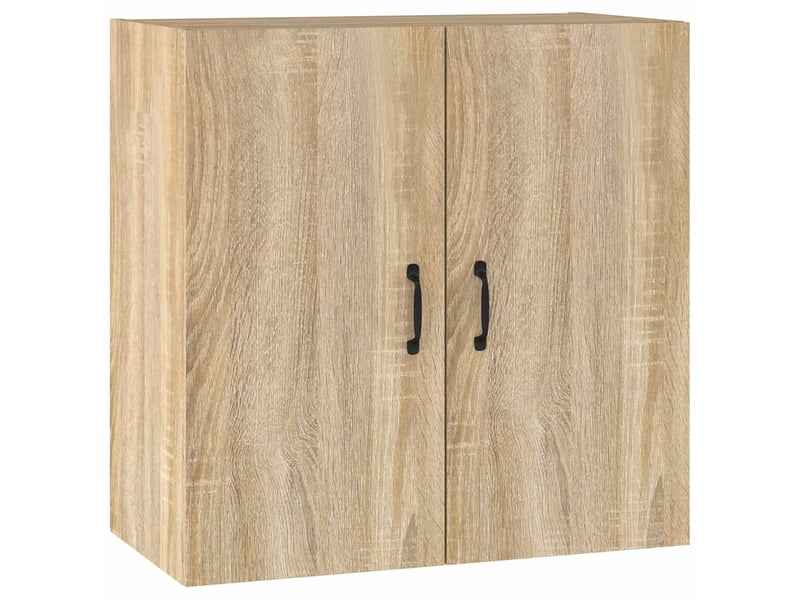  Armoire murale salon, meuble de rangement chêne sonoma 60x31x60cm bois d'ingénierie shl752  - Conforama A