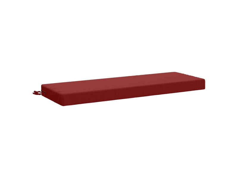  Lot de 2 coussins de banc, coussins d'assise soest 100 % polyester bordeaux cf57176  - Conforama D