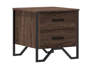 Table de chevet - cabinet de chevet - table de nuit chêne marron 40x41x40 cm bois d’ingénierie