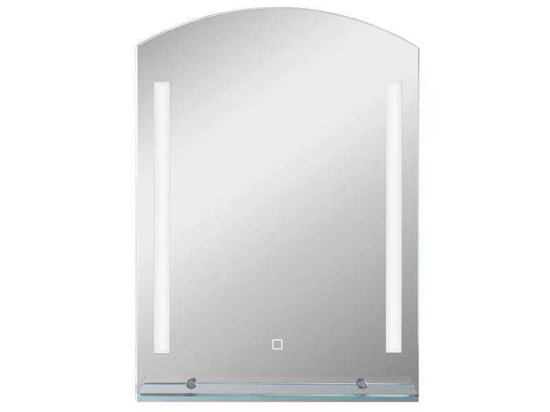  Miroir de salle de bains avec éclairage led, 50 x 70 cm, trois teintes et commande tactile  - Conforama A