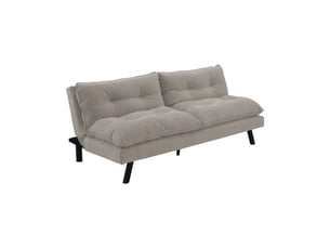 Canapé droit convertible MEUBLORAMA 3 places Tissu beige