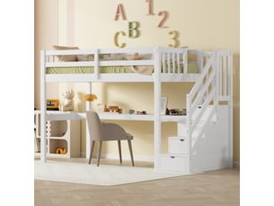 Lit jeune <strong>SWEIKO</strong> <strong></strong> - 160 cm coloris bois foncé