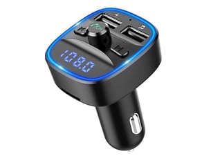 Transmetteur fm bluetooth lecteur mp3 adaptateur radio sans fil kit émetteur fm voiture chargeur