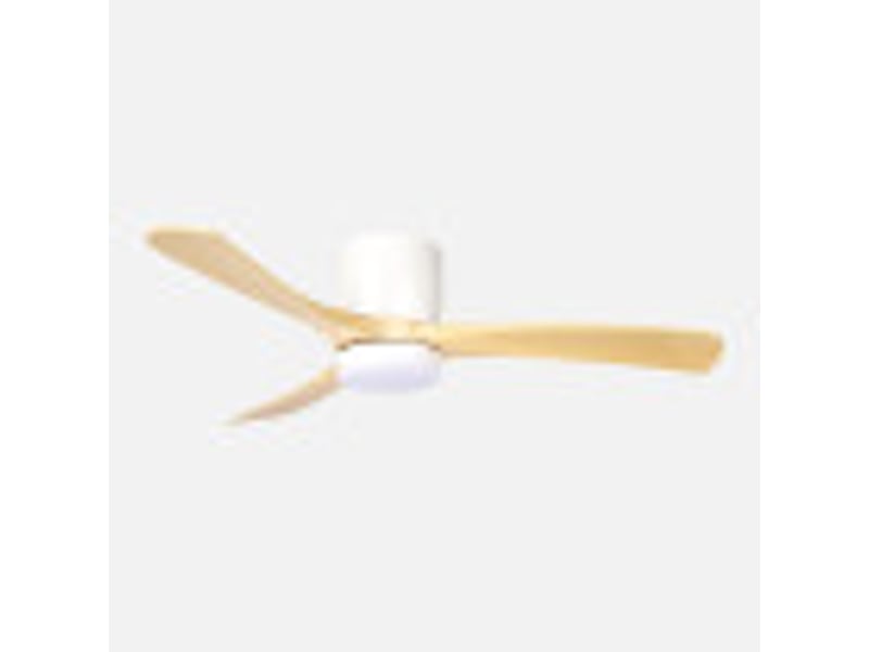  Ventilateur de plafond fabrilamp paterna dc blanchêtre 3 pales 117 cm 6 vitesses led 18 w télécommande 261991368 - Conforama B