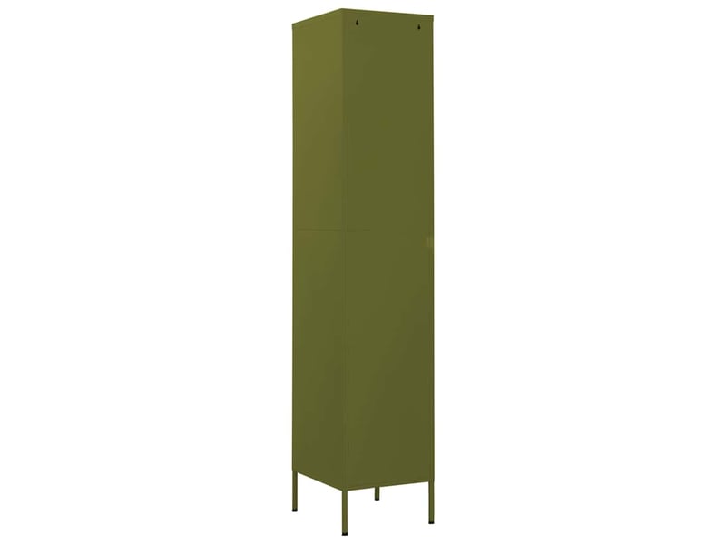  Armoire à casier, rangement de bureau vert olive 35x46x180 cm acier  - Conforama E