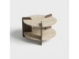 Table basse  coloris beige AHD AMAZING HOME DESIGN 