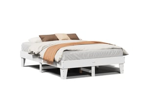 Lit 2 places 140x190 cm    coloris blanc