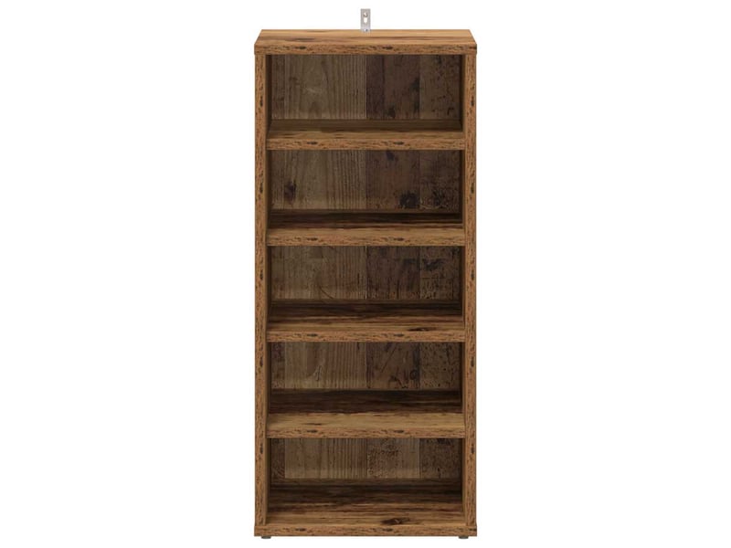  Meuble à chaussure, cabinet à chaussures 32x35x70 cm bois ancien  - Conforama D