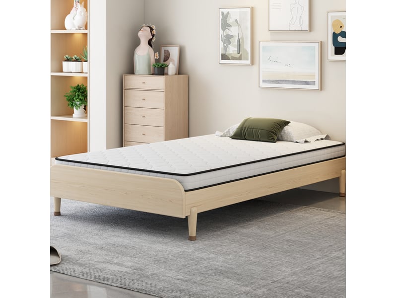  Matelas à ressorts modenvie 90 x 190 cm épaisseur 10 cm h3 blanc  - Conforama D