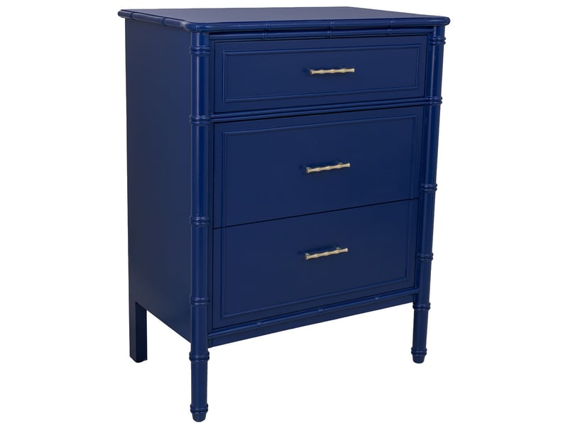  Commode en bois bleu 76x45,5x96 cm h  - Conforama A