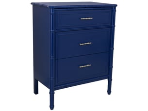 Commode en bois bleu 76x45,5x96 cm h