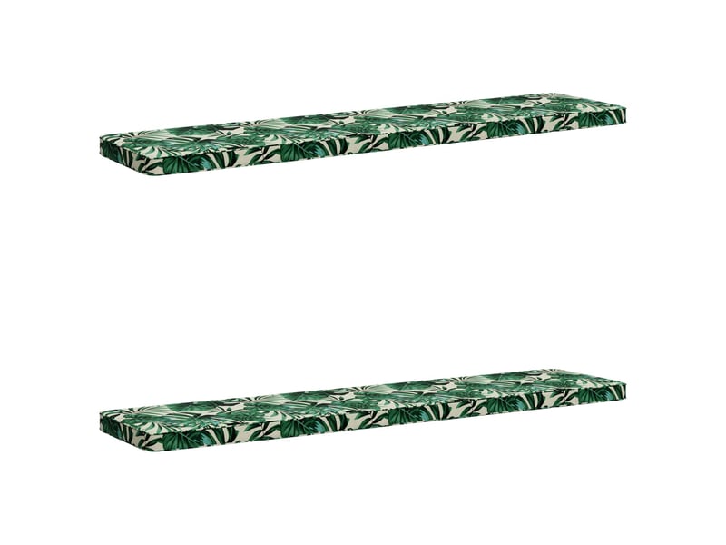  Lot de 2 coussins de banc, coussins d'assise vught 100 % polyester cf57725  - Conforama A